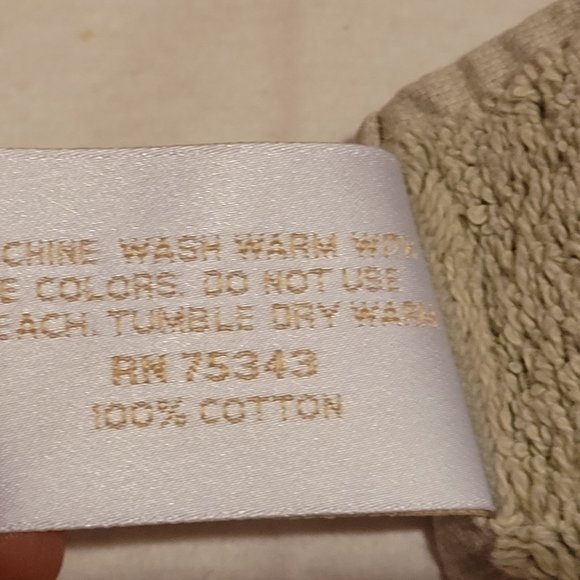 4pc Mint Green Wellesley Manor Bath Hand Towels. - Picture 7 of 7